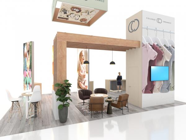 ECO-5060 Custom Sustainable Trade Show Exhibit -- View 5