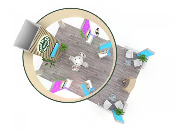 ECO-6126 Sustainable Display - Plan View