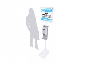 REA2-907 Hand Sanitizer Stand w/ Graphic